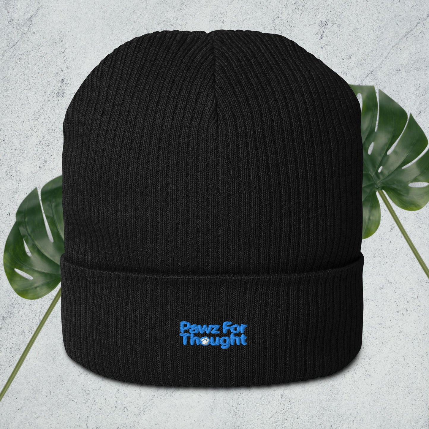 Pawz Organic ribbed beanie