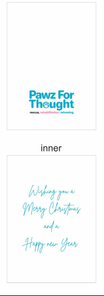 Pawz for Thought charity Xmas cards