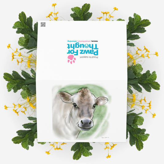 Cow Greeting card