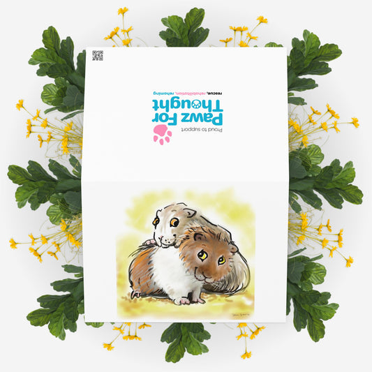 Guinea pig Greeting card
