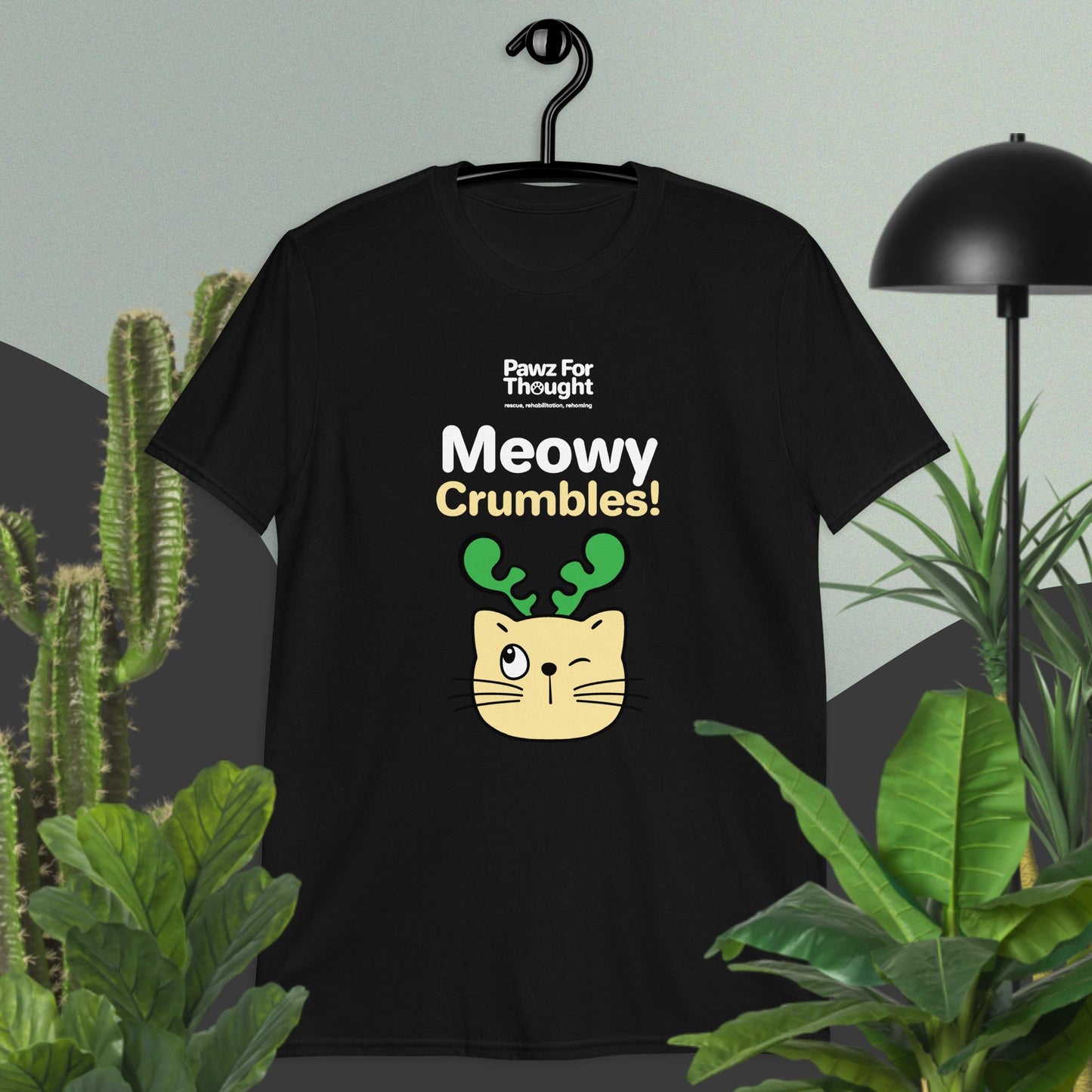 Meowy crumbles Short-Sleeve Unisex T-Shirt
